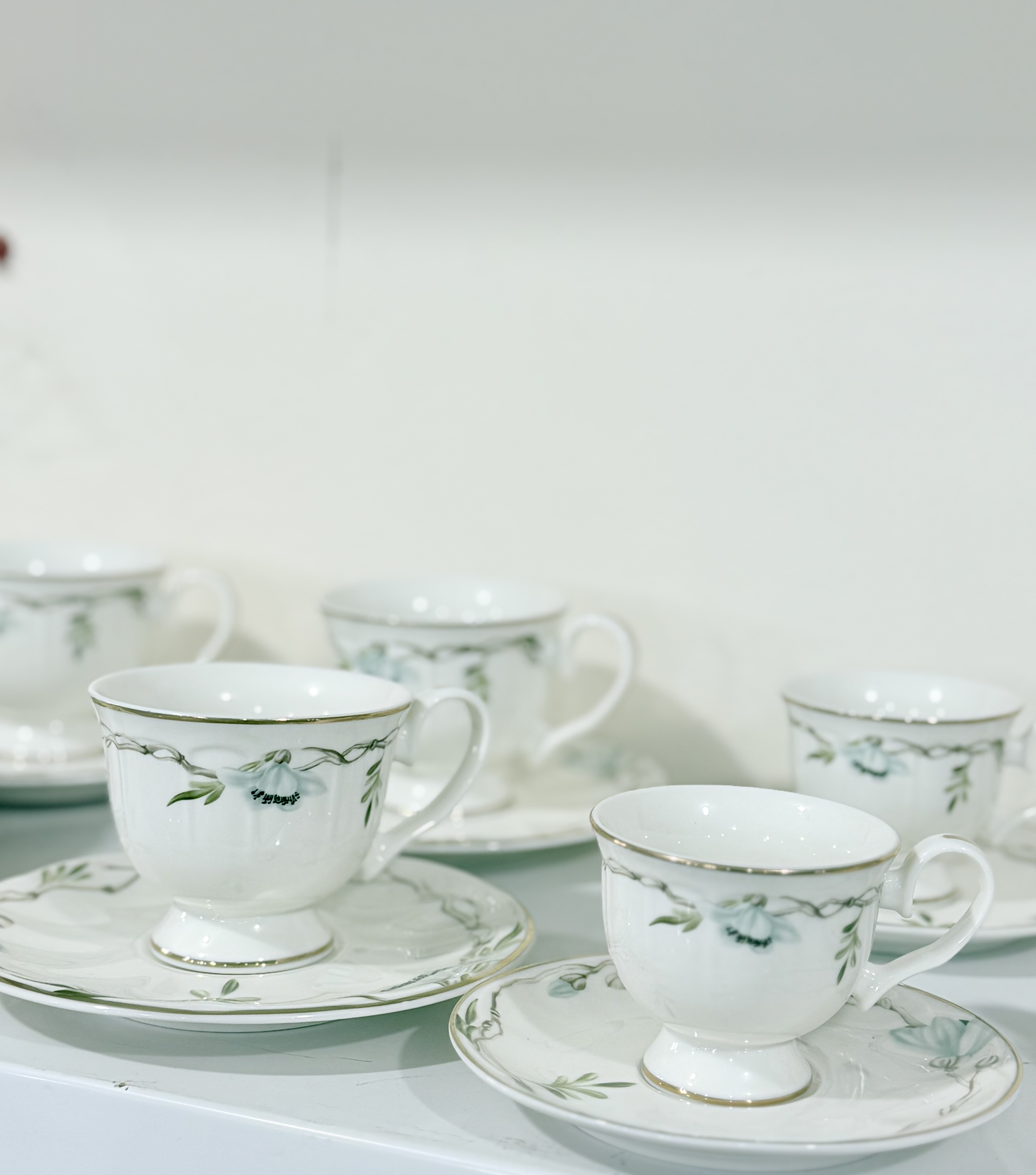 فنجان چای و قهوه آنجلا شش نفره