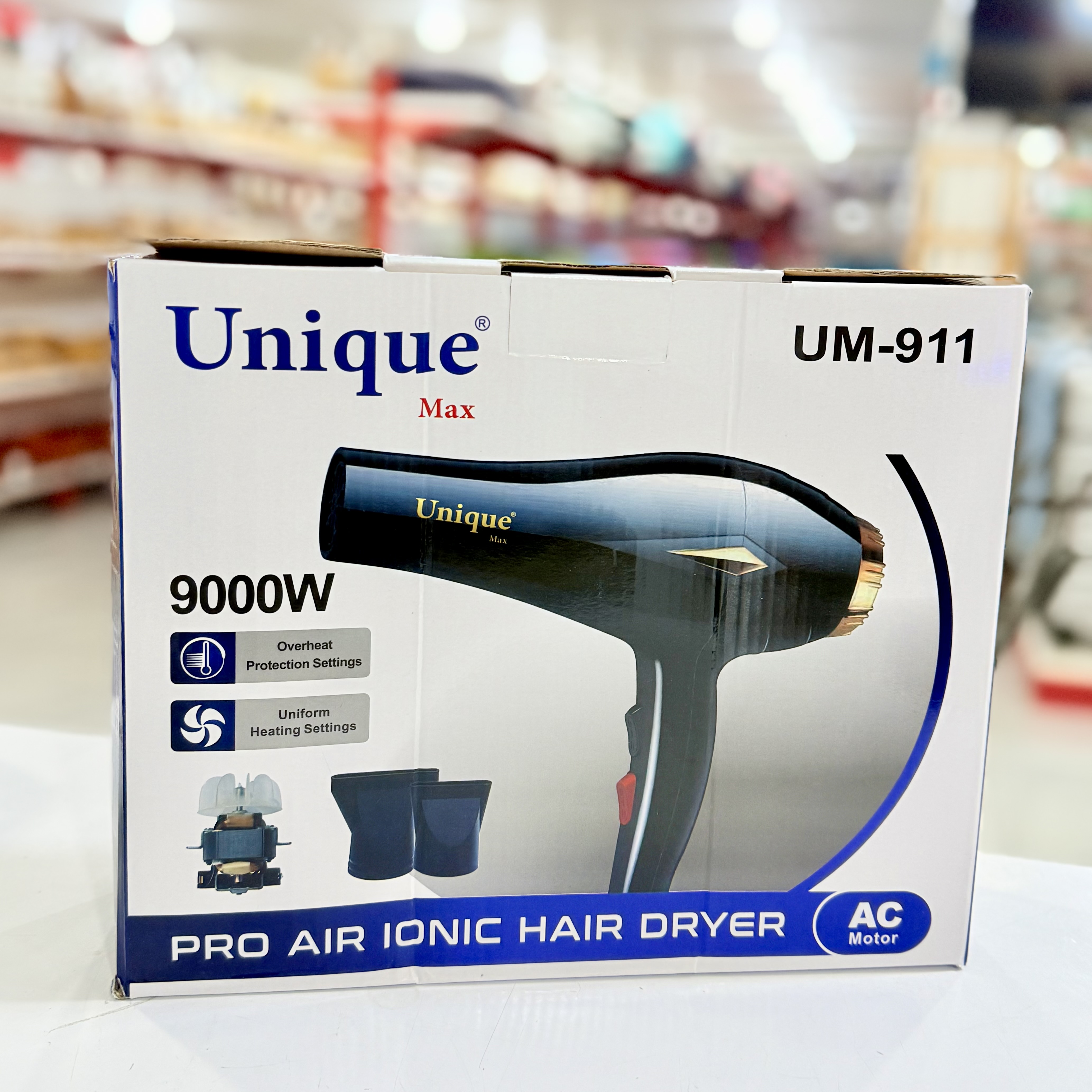 سشوار یونیک ۹۰۰۰ وات UM911