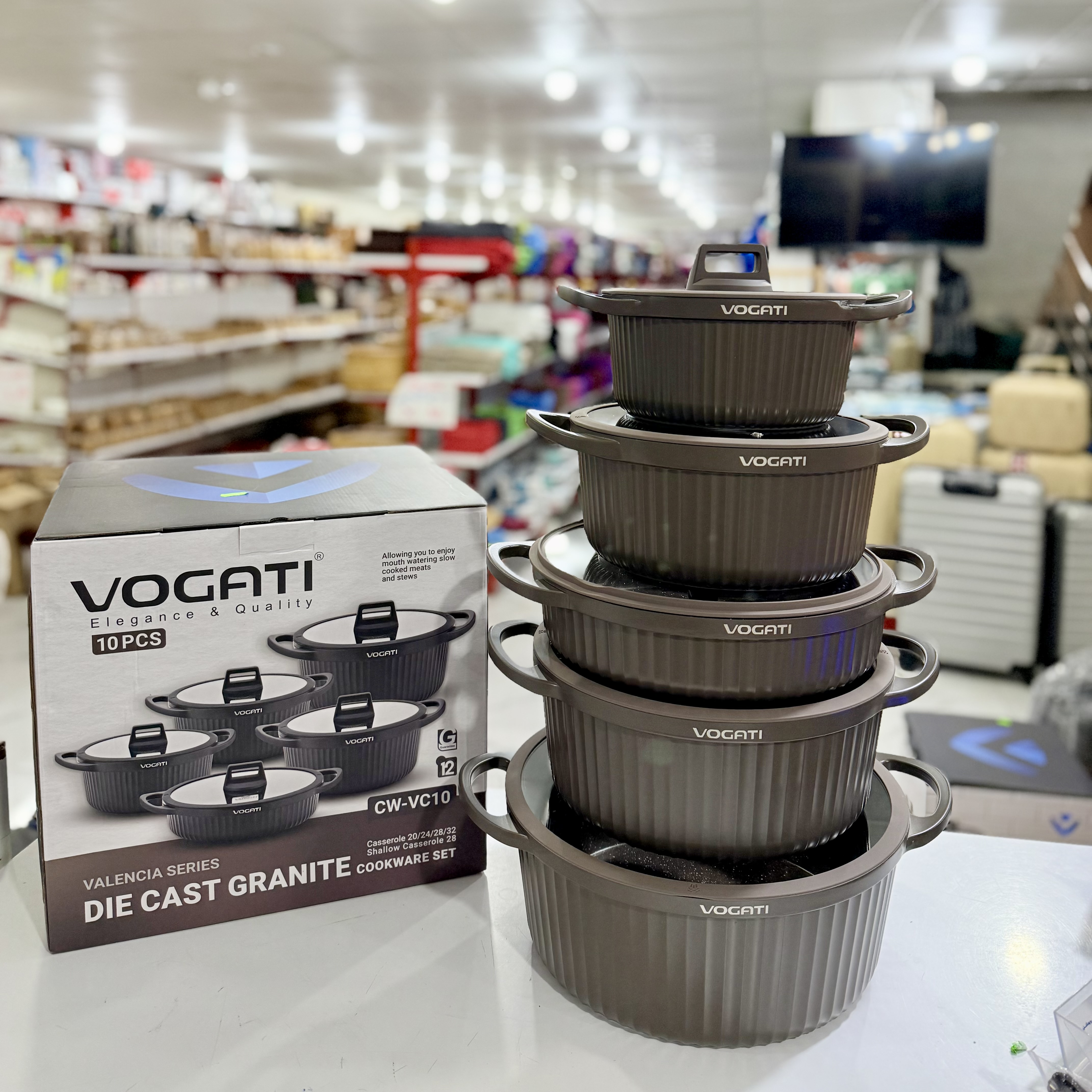 سرویس قابلمه ۱۰ پارچه وگاتی CW-VC10