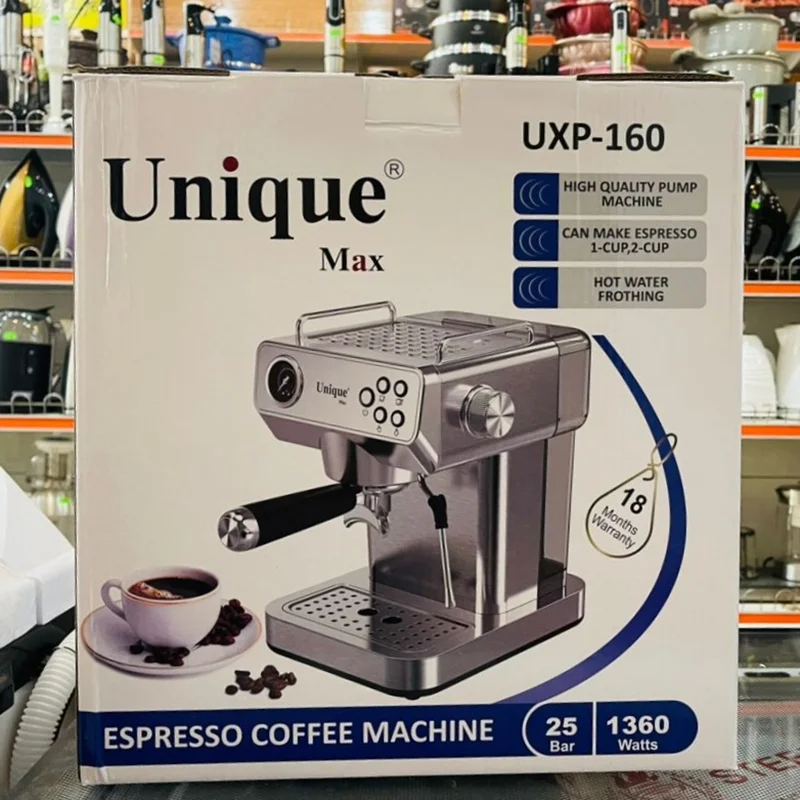 اسپرسو ساز یونیک 25 بار 1360 وات مدل UXP160