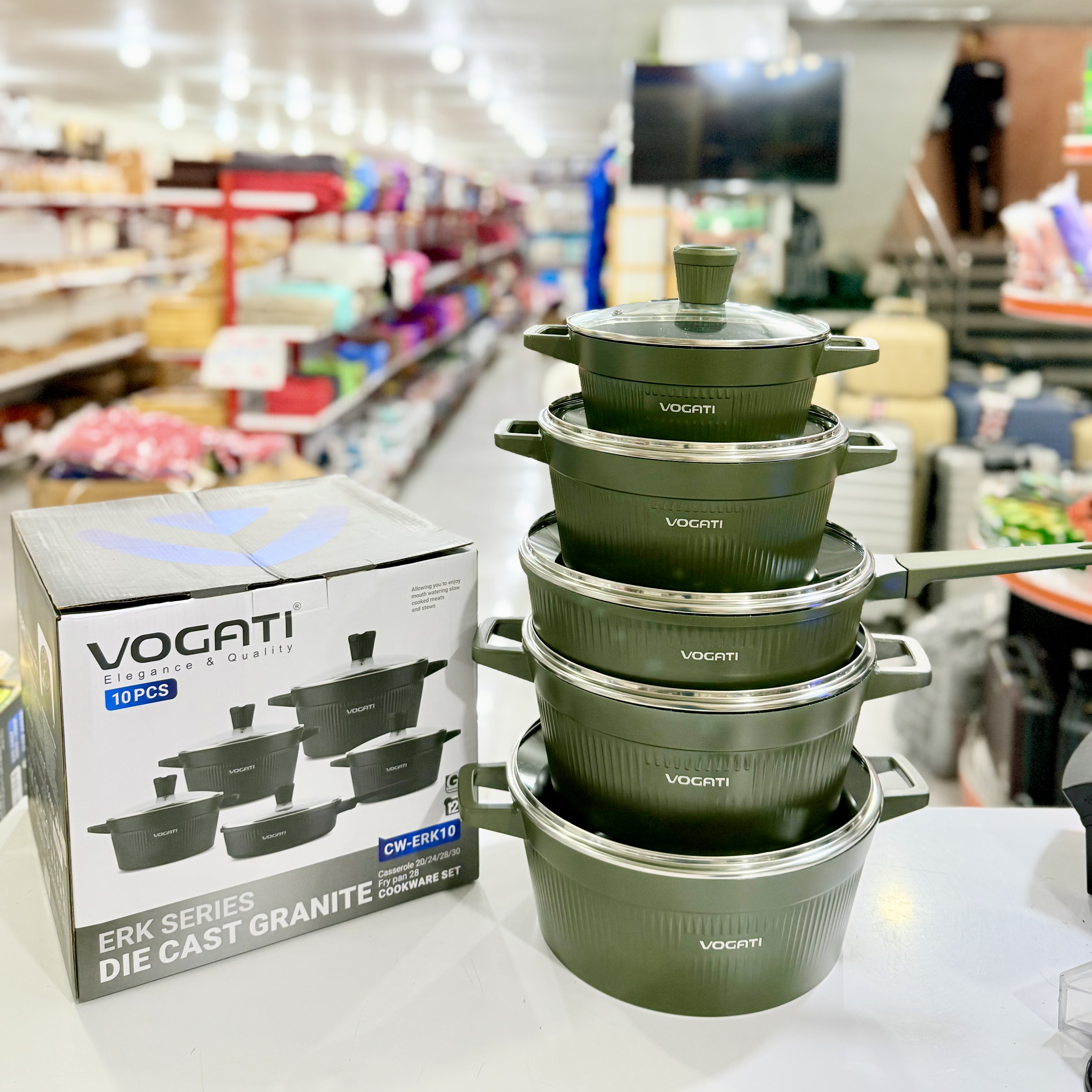 سرویس قابلمه 10پارچ وگاتی (گرانیت) CW-ERK10