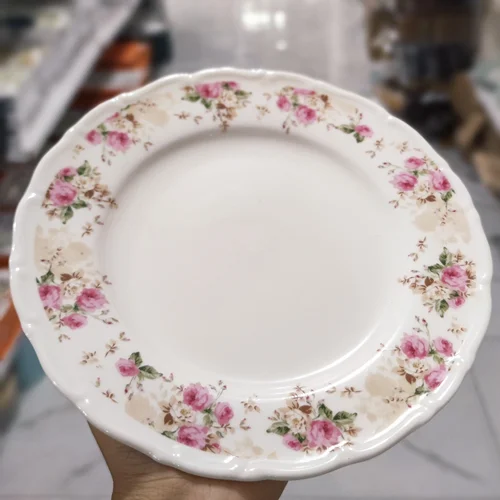 ست پیش دستی ۶ عددی سولکاسا گلدار صورتی solecasa