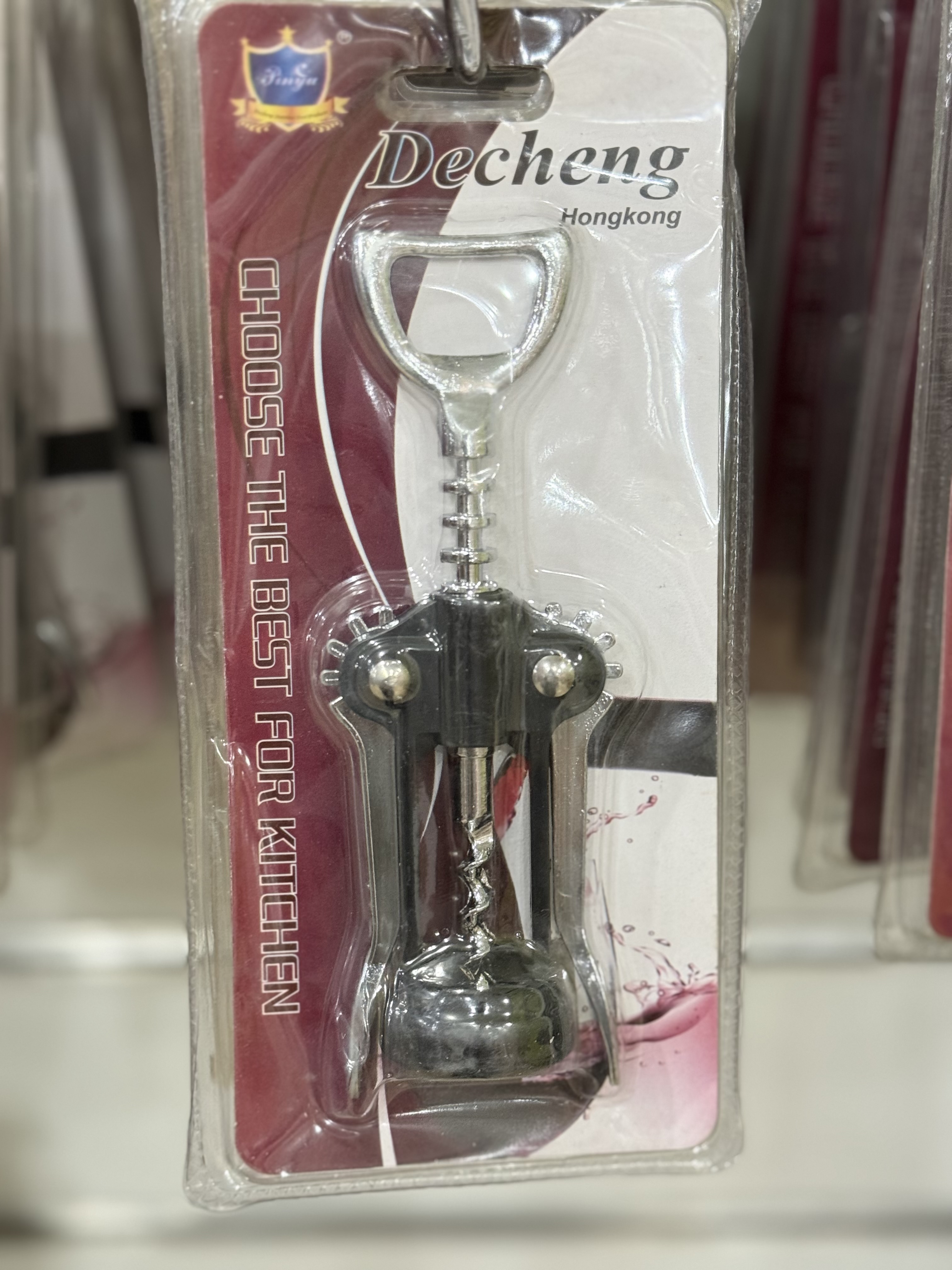 چوب پنبه باز کن درب باز کن چرخشی Decheng
