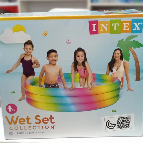 استخر بادی اینتکس طرح رنگین کمان intex 58449