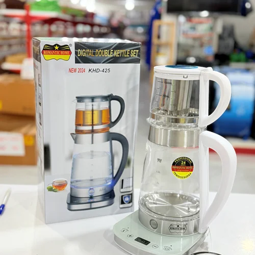 چای ساز رو هم صفحه دیجیتال رومانتیک هوم مدل KHD425