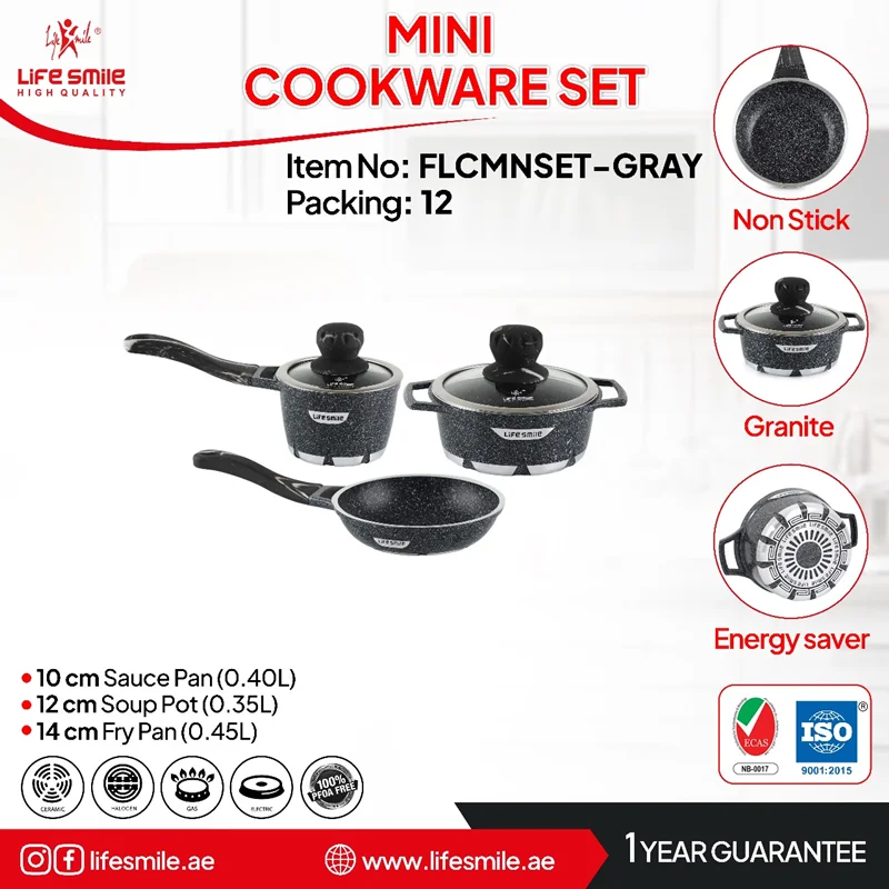 سرویس قابلمه گرانیتی نوزاد لایف اسمایل مدل FLCMNSET