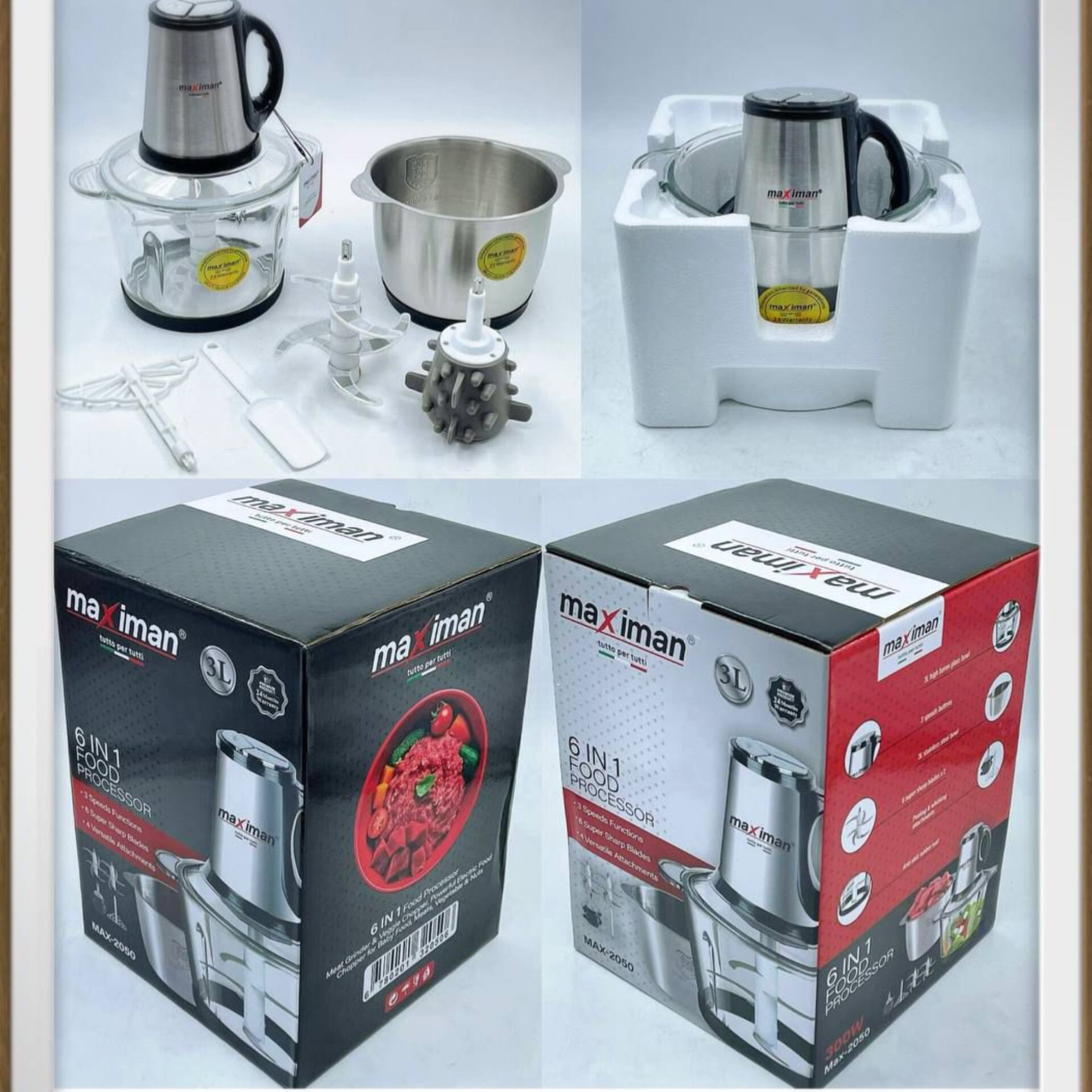 خردکن ۲کاسه مکسی مان max_2050