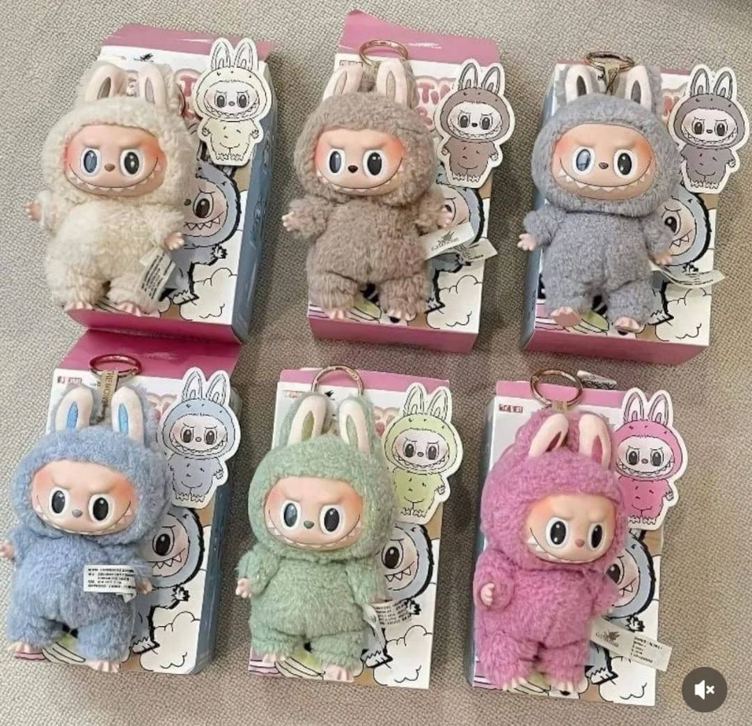 عروسک لبوبو سری ماکارون غیر اصل Labubu