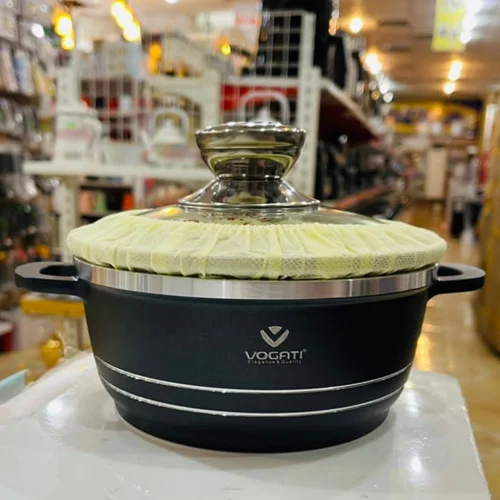 قابلمه وگاتی سایز 16چدن بدنه داخلی گرانیت