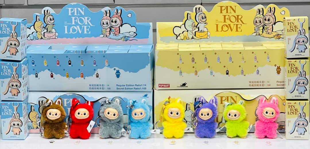 عروسک لبوبو ماکارون مینی سایز ۱۰ سانتیمتر