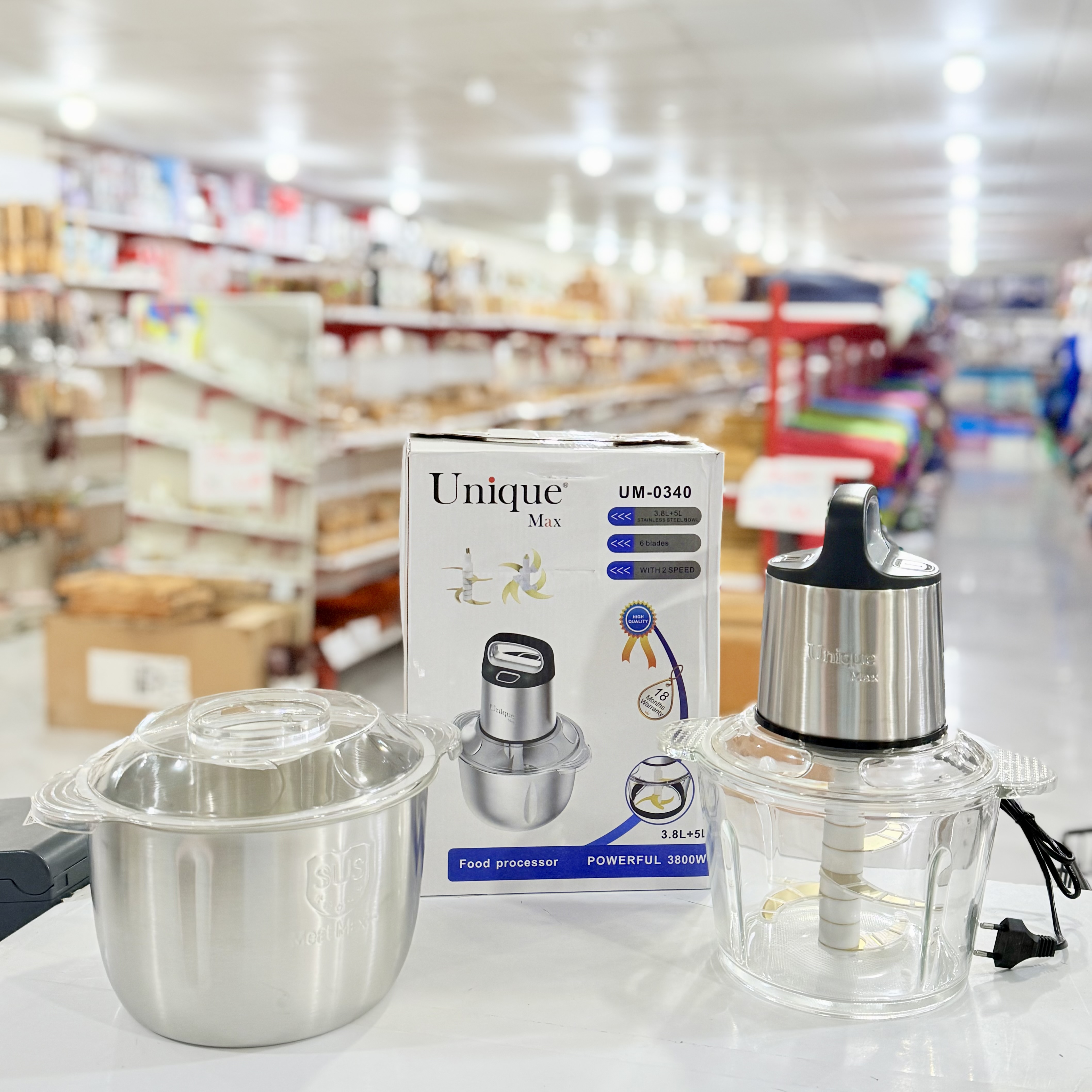 خردکن یونیک مدل UM0340 دو کاسه