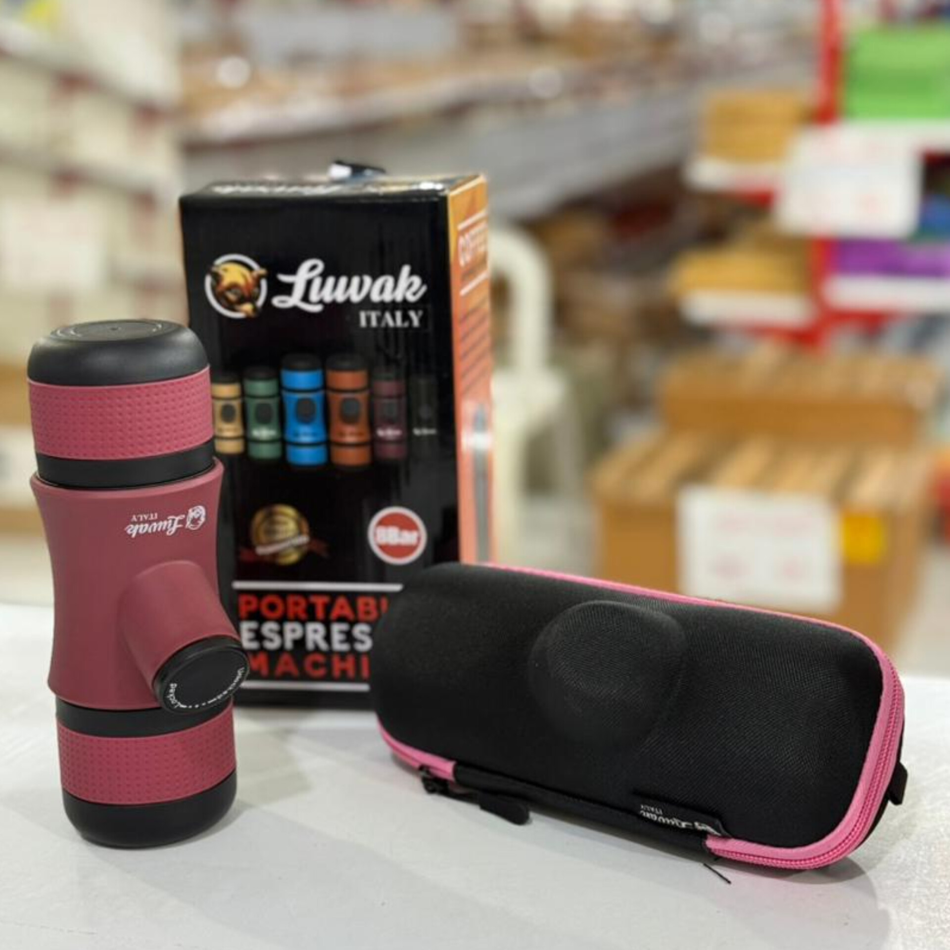 مینی اسپرسو ساز مسافرتی پمپی Lwvak 8 bar