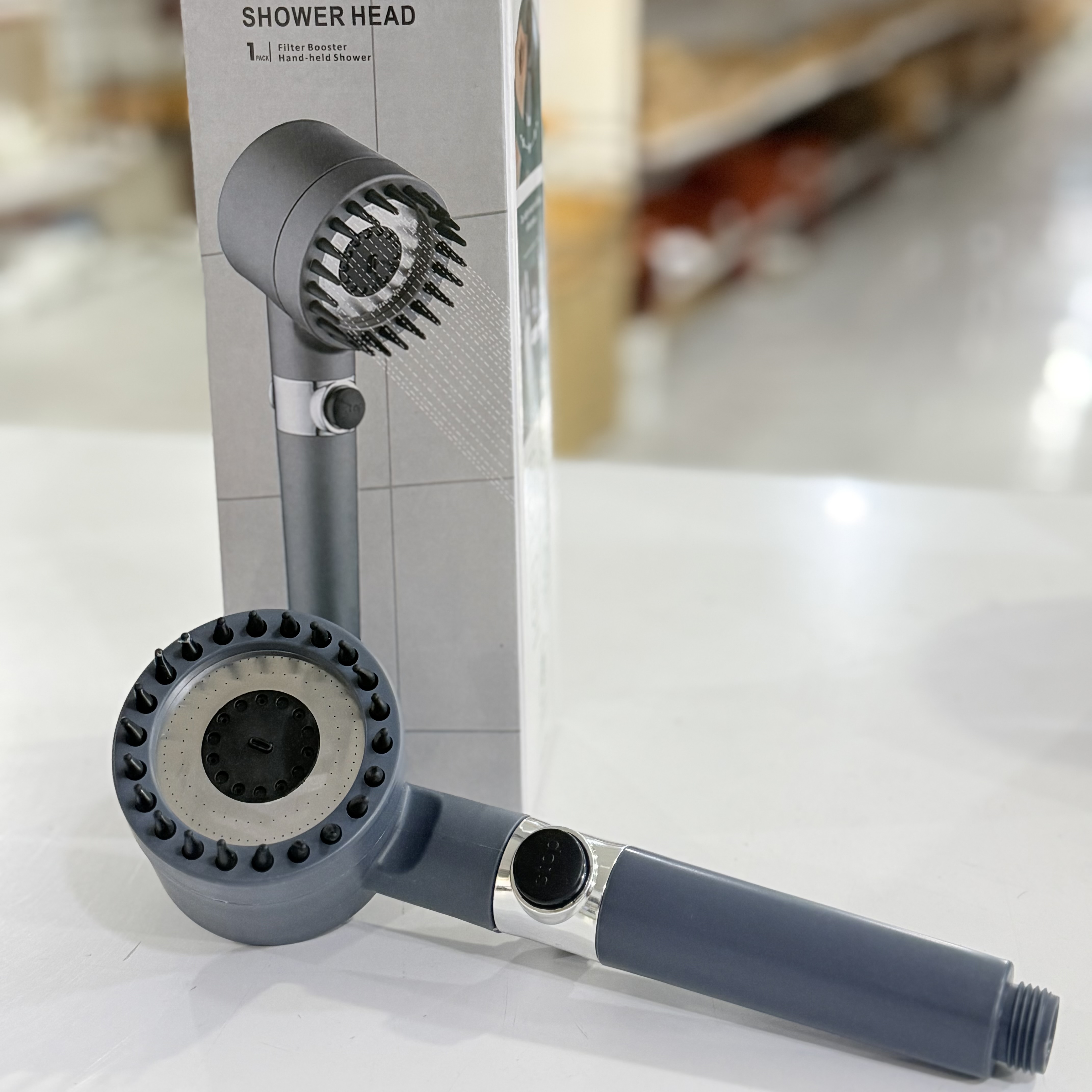 سردوش حرفه ای حمام (ماساژور دار) و افزایش فشار ۴ حالته