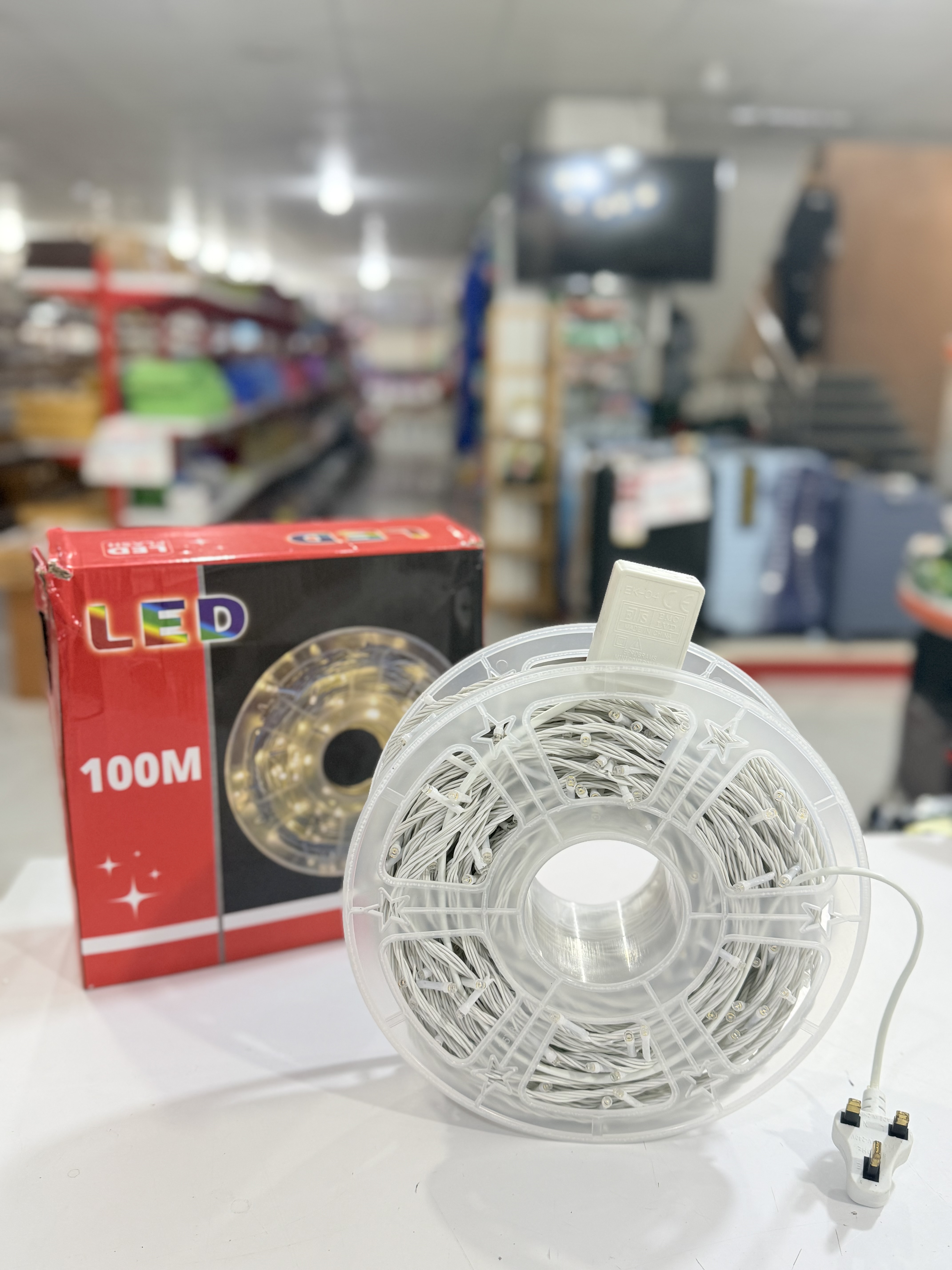 ریسه ۱۰۰ متری زرد LED FLASH 100M